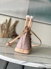 Louis Vuitton Alma Pink BB 23.5x17.5x11.5cm - 5