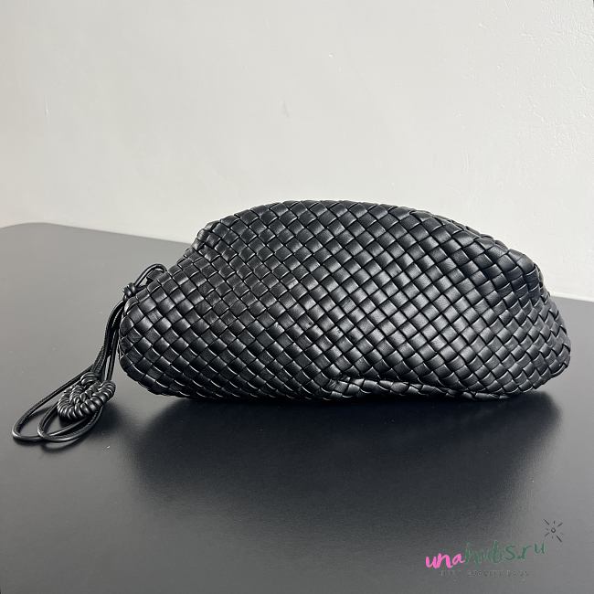 Bottega Veneta Small Onda Clutch Black 40x15x15cm - 1