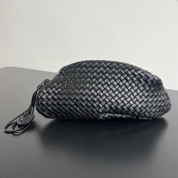 Bottega Veneta Small Onda Clutch Black 40x15x15cm