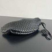 Bottega Veneta Small Onda Clutch Black 40x15x15cm - 4