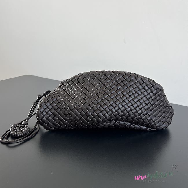 Bottega Veneta Small Onda Clutch Dark Brown 40x15x15cm - 1