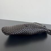 Bottega Veneta Small Onda Clutch Dark Brown 40x15x15cm - 4