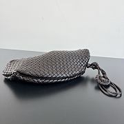 Bottega Veneta Small Onda Clutch Dark Brown 40x15x15cm - 2