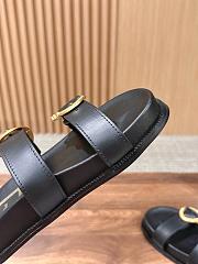 Dior Médaillon Buckle Slide Black  - 3