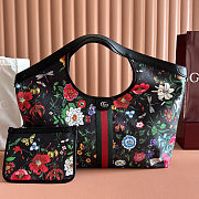 Gucci Giglio Flora large tote bag Black 60x47x16cm - 1