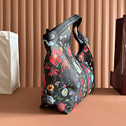Gucci Giglio Flora large tote bag Black 60x47x16cm - 4