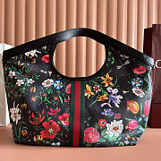 Gucci Giglio Flora large tote bag Black 60x47x16cm - 3