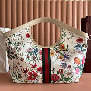 Gucci Giglio Flora large tote bag White 60x47x16cm - 2