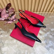 Valentino Garavani Vlogo Signature Black Slingback 4cm - 3