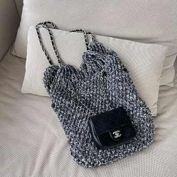 Chanel Crochet Tote Flap Bag 60x40x30cm