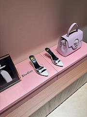 YSL Jerry mules in TPU and rhinestones white 8cm - 3