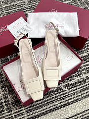Roger Vivier Belle Vivier Slingback Ballerinas white - 1