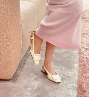 Roger Vivier Belle Vivier Slingback Ballerinas white - 4