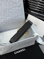 Chanel Flap Bag Black 22x12x4cm - 3
