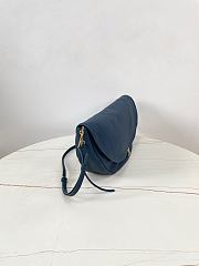 Celine Halfmoon Soft Triomphe Bag Blue 46x19x10cm - 4