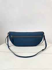 Celine Halfmoon Soft Triomphe Bag Blue 46x19x10cm - 3