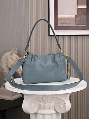 Fendi Mamma Baguette Medium Mercury Blue - 26.5x18x8.5cm - 2
