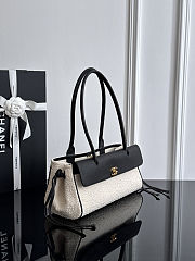 Chanel Small Shopping Bag Calfskin Black 30.5x15x11.5cm - 4