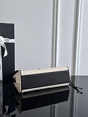 Chanel Small Shopping Bag Calfskin Black 30.5x15x11.5cm - 3