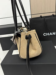 Chanel 26s Shopping bag black suede 30.5x15x11.5cm - 4