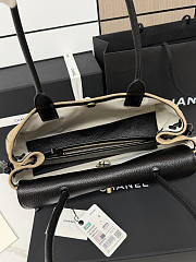 Chanel 26s Shopping bag black suede 30.5x15x11.5cm - 2