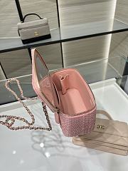 Chanel Vanity Case Raffia pink 17x9.5x8cm - Unahubs - 2
