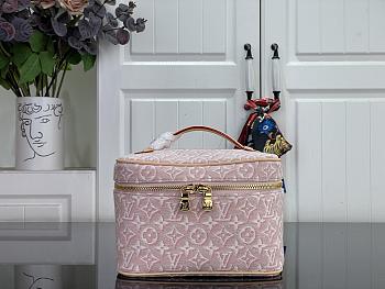 Louis Vuitton Nice Mini Bag Pink 20x13.5x12cm