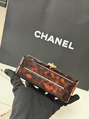 Chanel Mini evening bag Plexi gold brown black 12x9x4.5cm - 2