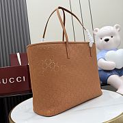 Gucci Tribeca large tote bag Dark beige 38x29.5x13cm - 4