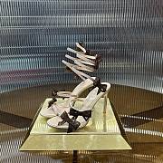 René Caovilla Bow-embellished 105 Sandals in Satin - 1