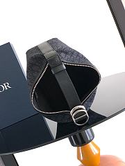 Dior Jett Pouch Black Oblique Jacquard 23x13x11cm - 5