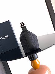 Dior Jett Pouch Black Oblique Jacquard 23x13x11cm - 2