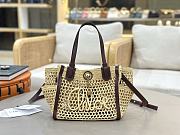 Chloé Iconic double carry bag in raffia 23x20x12cm - 1
