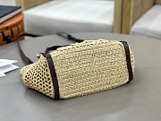 Chloé Iconic double carry bag in raffia 23x20x12cm - 2