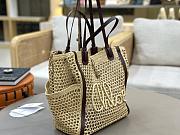 Chloé Iconic double carry bag in raffia 28x29x15cm - 3