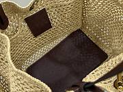 Chloé Iconic double carry bag in raffia 28x29x15cm - 2