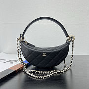 Chanel Clutch with chain black 22x15x6cm - 1