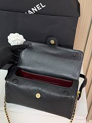Chanel Clutch with chain Lambskin Black 23x11x12.5cm - 5