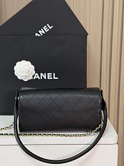 Chanel Clutch with chain Lambskin Black 23x11x12.5cm - 2