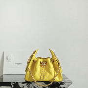 Chanel Mini 25 Handbag yellow caviar 22x20x12.5cm - 1