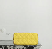Chanel Mini 25 Handbag yellow caviar 22x20x12.5cm - 5