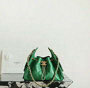 Chanel Mini 25 Handbag caviar green 22x20x12.5cm - 1