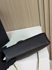 Chanel Small Shopping Bag Lambskin Gold Black 23x23x7cm - 2