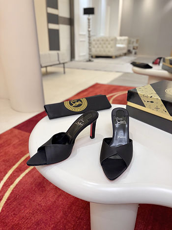 Christian Louboutin Fanny Slide 85mm black Mules