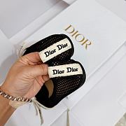 Dior J'Adior Ballet Flat Black Mesh - 4