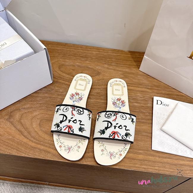 Dior Dioriviera Dway Slide White  - 1