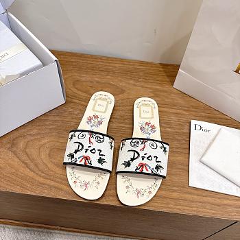 Dior Dioriviera Dway Slide White 