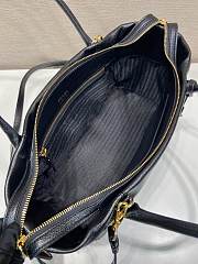 Prada Ouvert large leather tote bag black 32x18.5x13cm - 5