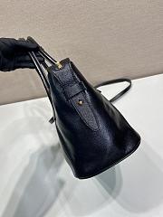 Prada Ouvert large leather tote bag black 32x18.5x13cm - 4