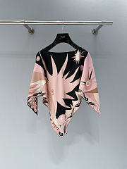 Pucci Stella Print Cape Top - 3